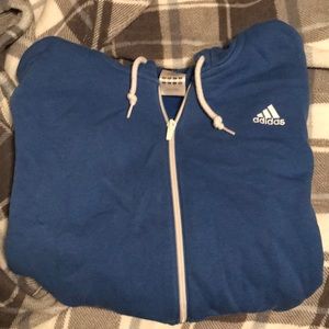Long sleeve blue hoodie